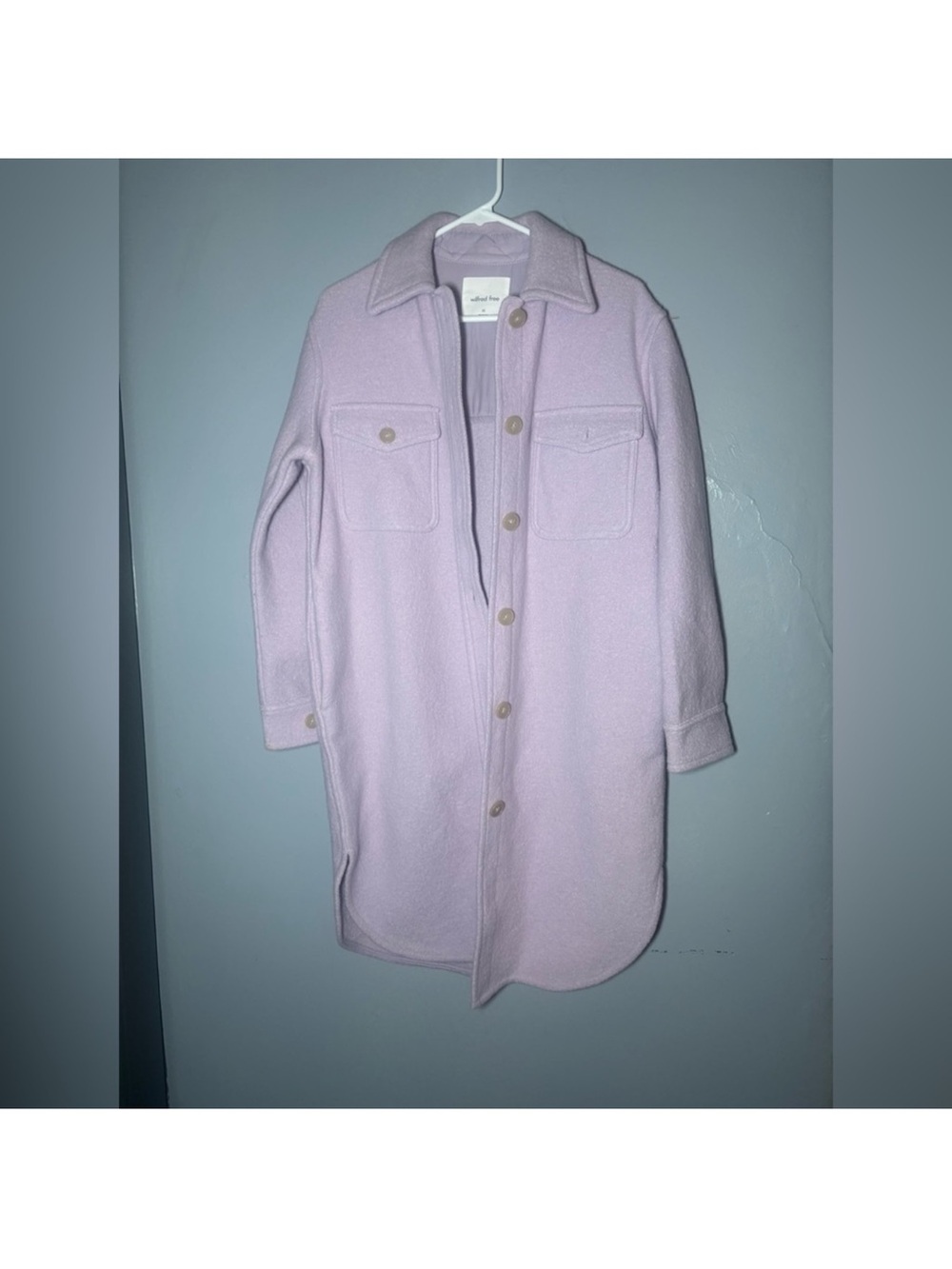 Aritzia Wilfred Free The Ganna wool Shirt Jacket in Size X-Small
